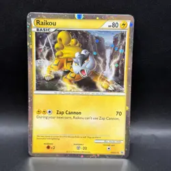 Raikou HGSS19 Holo Promo Edition Pokemon Card - Image 1