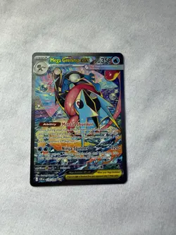 Mega Greninja ex 116/086 Chaos Rising Special Illustration Rare Pokemon Card - Image 3