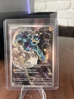 Thundurus 209 Scarlet & Violet Promo Cards Holo Black Bolt ETB Exclusive - Image 1