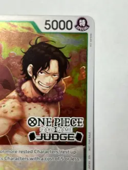 Portgas.D.Ace OP09-035 Judge Pack Vol. 6 Stamped Foil Promotion Card MINT - Image 4
