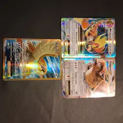 Pokemon TCG Pidgeot EX & Mega Pidgeot EX Holo Lot English 3 Cards - Image 2