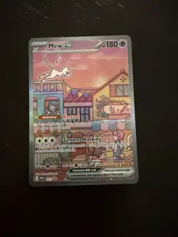 Pokemon Mew EX 053 SVP Scarlet & Violet Promo Holo 180 HP English Card - Image 1