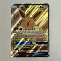 2019 Pokemon Sun & Moon Eevee GX Full Art Black Star Promo #SM233 Mint - Image 1