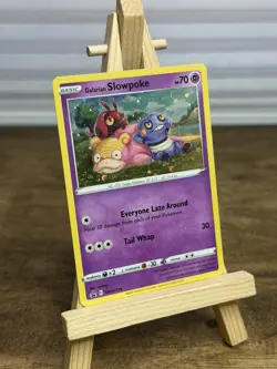 Pokemon TCG Pokemon Galarian Slowpoke Promo Holo Cosmo SWSH126 NM Card - Image 2