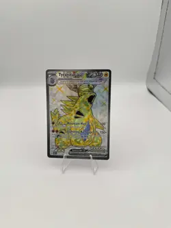 Pokemon TCG Tyranitar EX Obsidian Flames Ultra Rare Full Art Holo Card 211/197 - Image 1