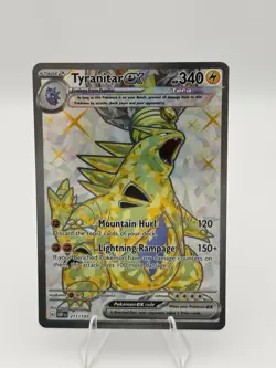 Pokemon TCG Tyranitar EX Obsidian Flames Ultra Rare Full Art Holo Card 211/197 - Image 3