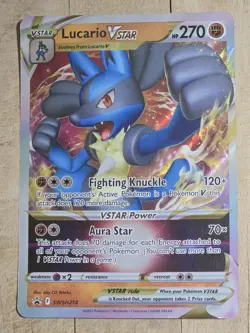 Lucario VSTAR SWSH214 Jumbo Cards Holo - Image 1