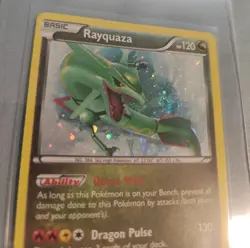 Pokemon TCG Rayquaza XY64 XY Holo (SWIRL) NM-LP Trading Card - Image 1