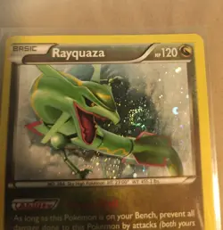 Pokemon TCG Rayquaza XY64 XY Holo (SWIRL) NM-LP Trading Card - Image 2