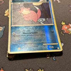 Slowpoke 81/123 LP Reverse Holo -Vintage Pokemon Card- HeartGold SoulSilver (2z) - Image 3