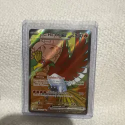Ethan’s Ho-Oh ex Full Art Ultra Rare 209/182 Pokemon Destined Rivals - Image 1