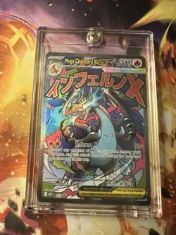 Mega Charizard X ex 023 Promo Pokemon Card Phantasmal Flames. Pk001658 - Image 1