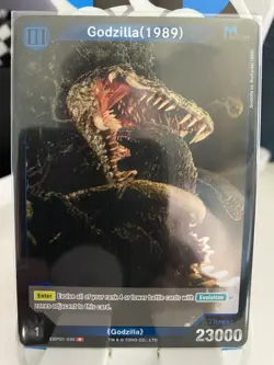 TOHO Godzilla(1989) Monster Rare Godzilla Card Game EBP01-035 - Image 1