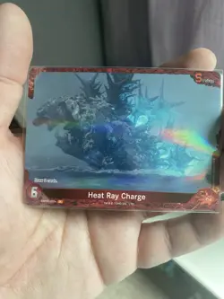 TOHO Heat Ray Charge Strategy P Foil Godzilla Card Game EBP01-032+ - Image 1