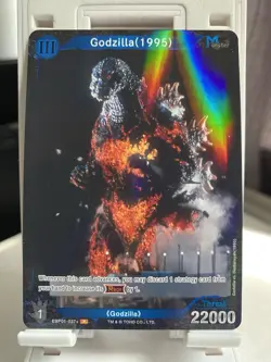 TOHO Godzilla (1995) Holo P Monster EBP01-037+ Godzilla Card Game Set #1 - Image 1