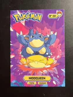 Nidoqueen #31 & Psyduck - Card Tops Pokedex Database 2024 - Pokemon Card NM - Image 1