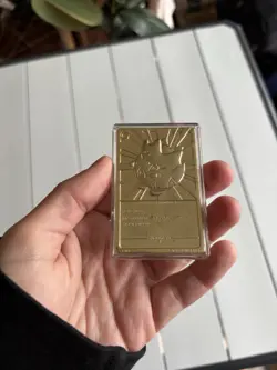 1999 Nintendo Togepi Pokemon Card Gold Plated Limited Edition - Image 3