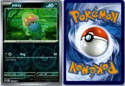 Pokemon Card - Inkay Obsidian Flames 137/197 Common Reverse Holo Near Mint - Image 3