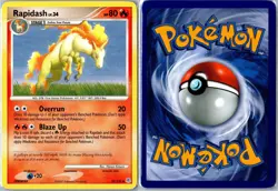 Pokemon Card - Rapidash 59/130 Diamond & Pearl Uncommon Lightly Played - Image 3