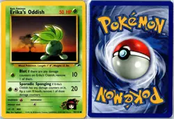 Pokemon Card - Erika's Oddish 78/132 Gym Heroes Common Lightly Played - Image 3