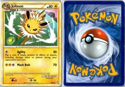 Pokemon Card - Jolteon 45/95 Call of Legends 2011 Uncommon Heavily Played - Image 3