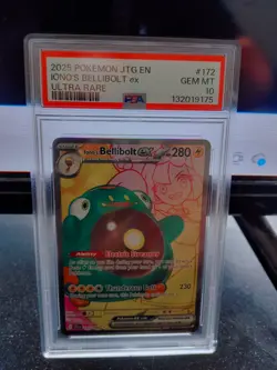 Iono's Bellibolt EX Holo-Pokemon TCG Card 172/159 - Image 1