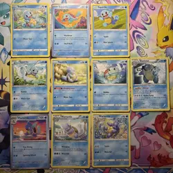 Squirtle, Wartortle, Blastoise 10 Card Collection - Non-holo - Image 1