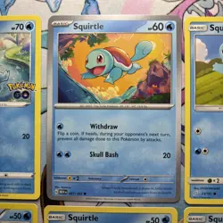 Squirtle, Wartortle, Blastoise 10 Card Collection - Non-holo - Image 3