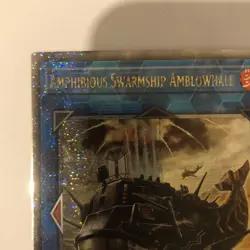 Yugioh Amphibious Swarmship Amblowhale RA04-EN077 Quarter Century Secret Rare - Image 3