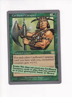 1998 MAGIC THE GATHERING MTG UNGLUED CARDBOARD CARAPACE (PH) - Image 1