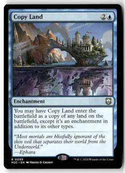 Copy Land 99 Rare Commander: Modern Horizons 3 Magic: The Gathering Near Mint - Image 1