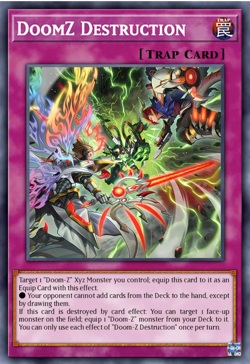 Yugioh! DoomZ Destruction DOOD-EN074 DOOM OF DIMENSIONS COMMON PREORDER - Image 1