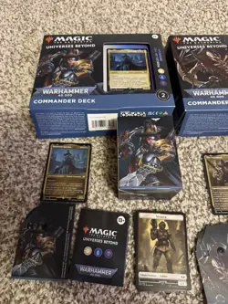 Magic The Gathering Universes Beyond Warhammer 40K Commander Decks Set of 4 - Image 2