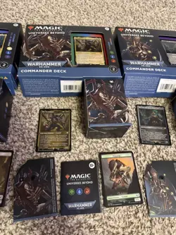 Magic The Gathering Universes Beyond Warhammer 40K Commander Decks Set of 4 - Image 3