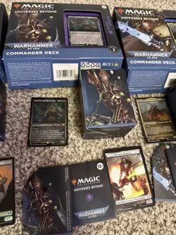 Magic The Gathering Universes Beyond Warhammer 40K Commander Decks Set of 4 - Image 4
