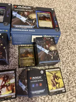 Magic The Gathering Universes Beyond Warhammer 40K Commander Decks Set of 4 - Image 5