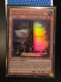 Maxx "C" LC5D-EN227 Ultra Rare 1st Edition Yugioh -Near Mint NM - Image 1
