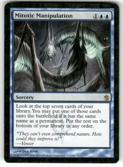 Mitotic Manipulation 27 Rare Mirrodin Besieged Magic: The Gathering MP - Image 1