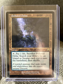 Retro Border Polluted Delta MTG - Modern Horizons III - NM+ - Image 1