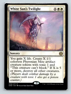 MTG White Sun's Twilight R Phyrexia: All Will Be One 38 NM - Image 1