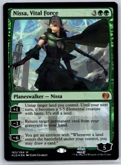 Nissa, Vital Force Foil M Kaladesh 163 NM - Image 1