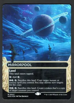 MTG Mirrorpool (0027) (Borderless) Edge of Eternities: Stellar Sights Foil NM/M - Image 1