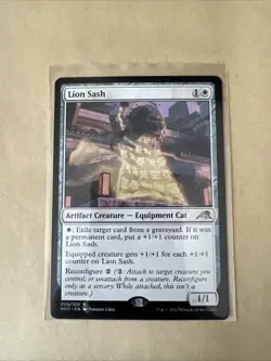 MTG Lion Sash NEO 026 R NM Regular Rare - Image 2