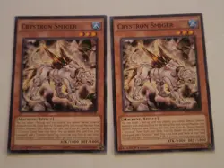 Yugioh Crystron Smiger MP18-EN138 Common 1st Ed X2 Nm - Image 1