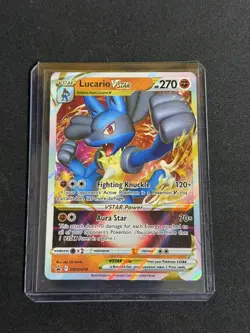 Lucario VSTAR SWSH214 Holo Promo Sword & Shield Promo Pokemon Near Mint - Image 1