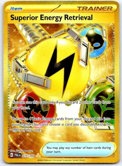 Superior Energy Retrieval 277/193 Hyper Rare Paldea Evolved Pokemon Holo NM/M - Image 1