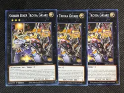 3x YuGiOh! - Goblin Biker Troika Griare MP25-EN353 Common 1st Edition Near Mint - Image 1