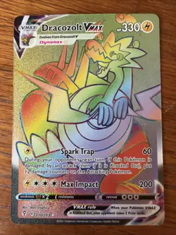 Pokemon TCG Dracozolt VMAX (Secret) 210/203 Swsh07: Evolving Skies Secret Rare - Image 1