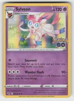 Sylveon 035/078 NM Holo PGO Pokemon GO TPO01 - Image 1