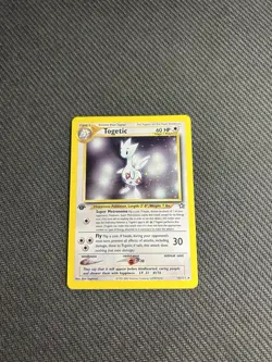 Pokemon TCG Togetic 16/111 1st Edition Neo Genesis Holo MP - Image 3